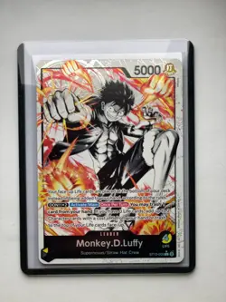 One Piece Monkey D Luffy Alt Art Leader ST13-003 The Three Brothers English NM - Image 1