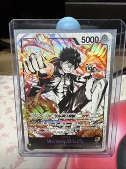 Monkey D Luffy Alt Art Leader ST13-003 The Three Brothers NM One Piece Trading - Image 1