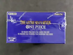 One Piece Cards Sealed Booster Box The Azure Sea's Seven Bandai OP14-EB04 - Image 4
