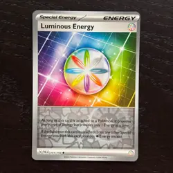 Luminous Energy 191/193 Pokemon Paldea Evolved SV Reverse Holo Uncommon Card NM - Image 1