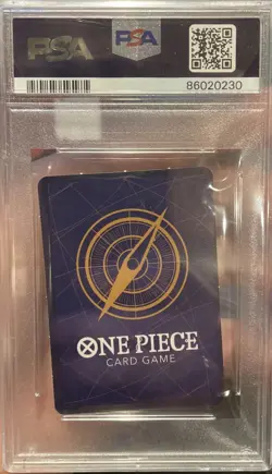 PSA 9 Mint Ace OP02-013 MINI Manga Alt Art Japanese One Piece Card - Image 2