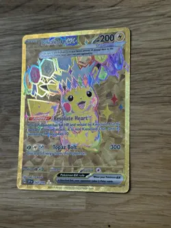 Pokemon Cards Pikachu ex 247/191 Surging Sparks Hyper Rare NM - Image 2