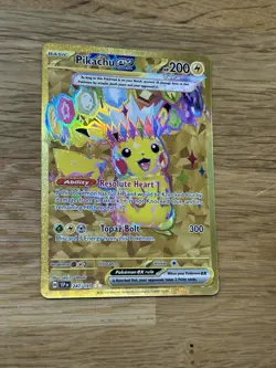 Pokemon Cards Pikachu ex 247/191 Surging Sparks Hyper Rare NM - Image 3