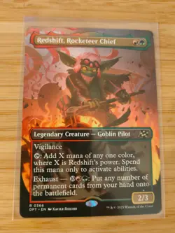 MTG Redshift, Rocketeer Chief (Borderless) 0366 Aetherdrift M/NM Free UK P&P - Image 1