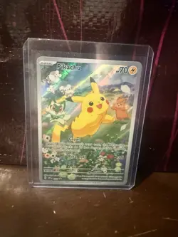 Pokemon Pikachu TCG SVP 088 Black Star Promo Card Paldea Adventure Chest - Image 1