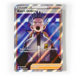 Pokemon - Boss's Orders - SWSH251 - Black Star Promo - Full Art Trainer Card - Image 1