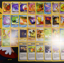 HP (Unlimited) COMPLETE Pokemon TEAM ROCKET Set 48-Card UNCOMMON/COMMON 82 - Image 2