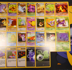 HP (Unlimited) COMPLETE Pokemon TEAM ROCKET Set 48-Card UNCOMMON/COMMON 82 - Image 4