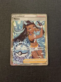 Pokemon TCG Nessa Lost Origin Trainer Gallery Holo Ultra Rare Card TG27/TG30 - Image 1