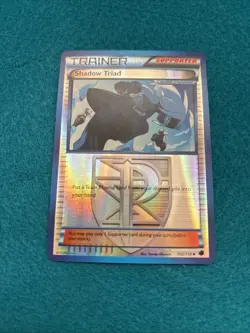 Shadow Triad 102/116 Pokemon Plasma Freeze B&W Reverse Holo Uncommon Card MP - Image 2