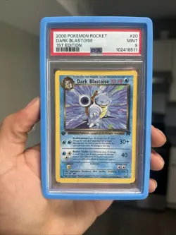 Pokemon TCG Dark Blastoise 20/82 Rare Non-Holo Card 1st Edition - Image 1