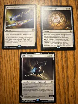 Mtg Lot Edge Of Eternities Seriema Pinnacle Storage Beyond Quiet Bundle Rares - Image 1