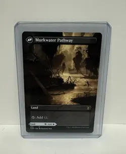 MTG Clearwater Pathway Murkwater Pathway (Borderless Alternate Art) Zendikar - Image 2