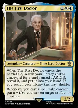 The First Doctor - Foil, Commander: Universes Beyond: Doctor Who, Near Mint x 1 - Image 1