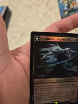 Sephiroth Fabled Soldier/One Winged Angel Final Fantasy Magic the Gathering FOIL - Image 4