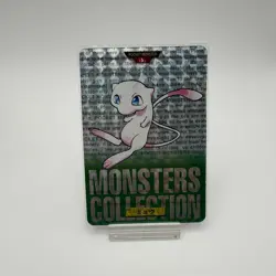 Pokemon card Carddass Mew 151 Mewtwo 150 Green Holo PRISM Bandai Vending jp 1996 - Image 4