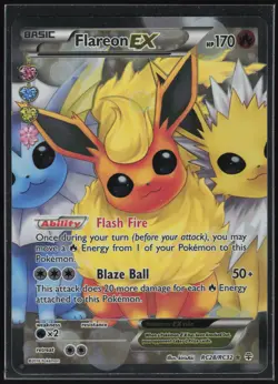 Pokemon TCG Generations: Radiant Collection #RC28/RC32 Flareon EX (Full Art) - Image 1