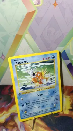 Pokemon TCG 1st Edition Base Set Shadowless Magikarp 35/102 NM/M - Image 4