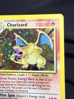Pokemon CHARIZARD TCG Base Set 4/102 Holo Rare GOOD CONDITION!! - Image 3