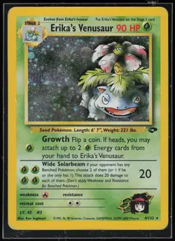 Pokemon TCG Gym Challenge #004/132 Erika's Venusaur - Image 1
