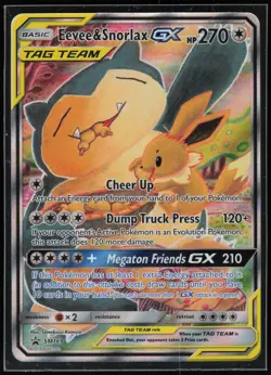 Pokemon TCG SM Promos #SM169 Eevee & Snorlax GX - Image 1