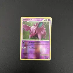 Pokemon TCG Nidoran M Triumphant #70/102 Common Reverse Holo - NM - Image 1