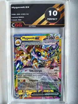 Carte Pokemon Francais Mygavolt ex (SCR 051) Couronne Stellaire CGG 10 26770064 - Image 1
