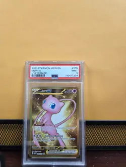 2023 POKEMON MEW EN-151 #205 MEW ex HYPER RARE - PSA 9 - Image 1