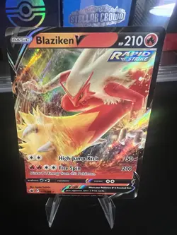 Pokemon Blaziken V 020/198 Chilling Reign Ultra Rare Holo Rapid Strike HP210 - Image 1