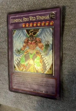 Yu-Gi-Oh! Elemental Hero Wild Wingman Ultimate Rare Euro Nm/Vlp EOJ-EN035 - Image 4