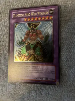 Yu-Gi-Oh! Elemental Hero Wild Wingman Ultimate Rare Euro Nm/Vlp EOJ-EN035 - Image 5