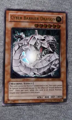Yu-Gi-Oh! Cyber Barrier Dragon Ultimate Rare EURO Vlp SOI-EN006 - Image 2