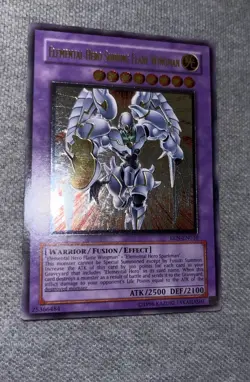 Yu-Gi-Oh! Elemental Hero Shining Flare Wingman Ultimate Rare Euro Lp EEN-EN036 - Image 4