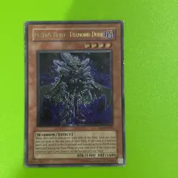 Yugioh Destiny Hero-Diamond Dude Ultimate Rare Lp/mp - Image 1