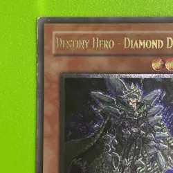 Yugioh Destiny Hero-Diamond Dude Ultimate Rare Lp/mp - Image 3