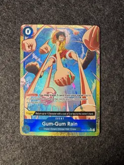 Gum-Gum Rain OP02-068 Alternate Art The Best Volume 2 Foil One Piece TCG - Image 1