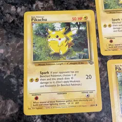 Pokemon TCG Pikachu Jungle Card 60/64 Unlimited Common Lot X9 - Image 2