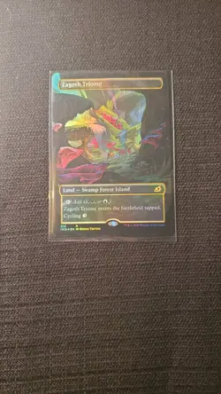 MTG. Zagoth triome full art and foil. ( Ikoria: Lair of Behemoths set. ) rare. - Image 1