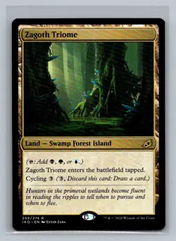 Zagoth Triome (Non-Foil) - Ikoria: Lair of Behemoths MTG - Image 1