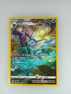 2022 Pokemon Brilliant Stars Trainer Gallery Vaporeon TG02/TG30 NM - Image 1