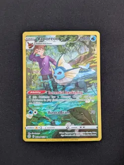 Vaporeon TG02/TG30 Swsh09: Brilliant Stars Trainer Gallery Holo Pokemon TCG - Image 2