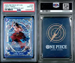 2025 One Piece OP11 EN Luffy-Tarou SP ST18-005 Special Alternate Art PSA 10 - Image 3
