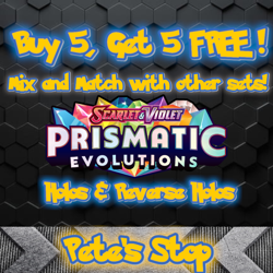 Pokemon Cards - Scarlet & Violet: Prismatic Evolutions - Holos & Reverse Holos - Image 1