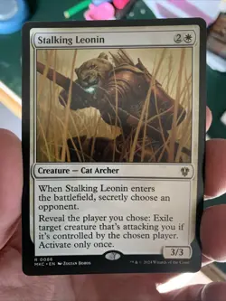 Stalking Leonin - NM - MTG Murders at Karlov Manor - Magic the Gathering - Image 1