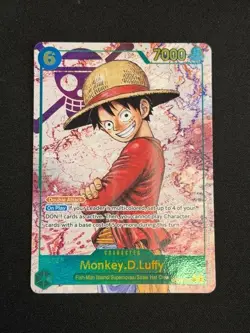 Monkey D Luffy Alt Art (SEC) OP13-118 Carrying On His Will One Piece TCG CARD - Image 1