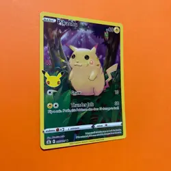 Pikachu Full Art Holo 005/025 Pokemon Card Celebrations 25th NM 5/25 Fat English - Image 3