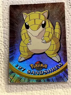 2000 Pokemon TV Animation Edition - Holo Foil card 27 Sandshrew - Image 1