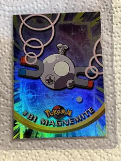2000 Pokemon TV Animation Edition - Holo Foil card 81 Magnemite - Image 1