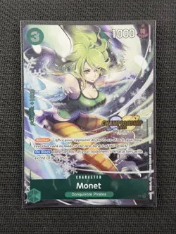 One Piece Cards Monet Championship 2024 Stamped Promo OP05-036 UC - Image 1