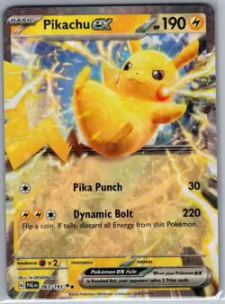 Pikachu ex 063/193 SV02: Paldea Evolved - Pokemon Card - NM - Image 1